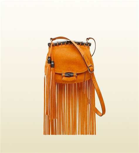 gucci suede fringe bag|cheap gucci shoulder bags.